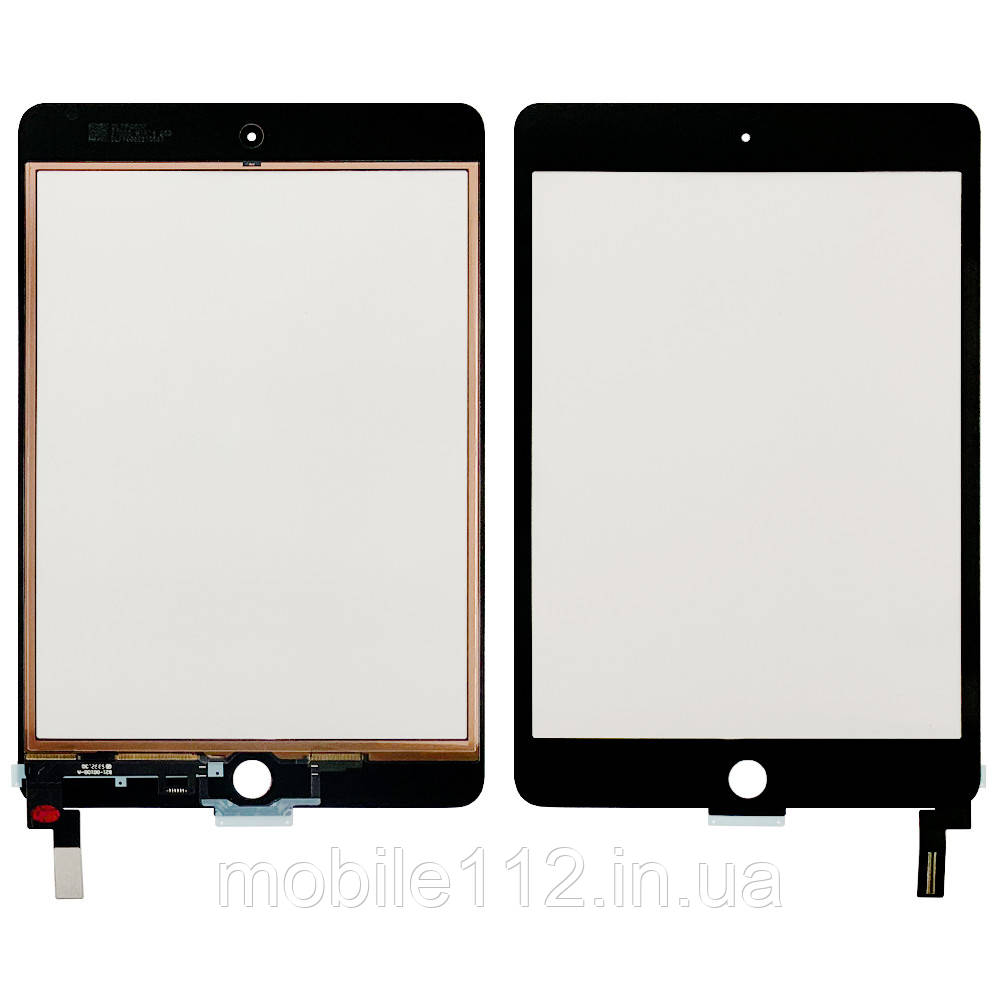 Тачскрін Apple iPad Mini 4 A1538 A1550 (чорний OCA Pro з плівкою)