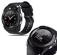 Годинник Smart watch V8, смартгодинник, Крокомір, Smart watch, Розумний годинник із блютуз, Сенсорний годинник Коричневий!