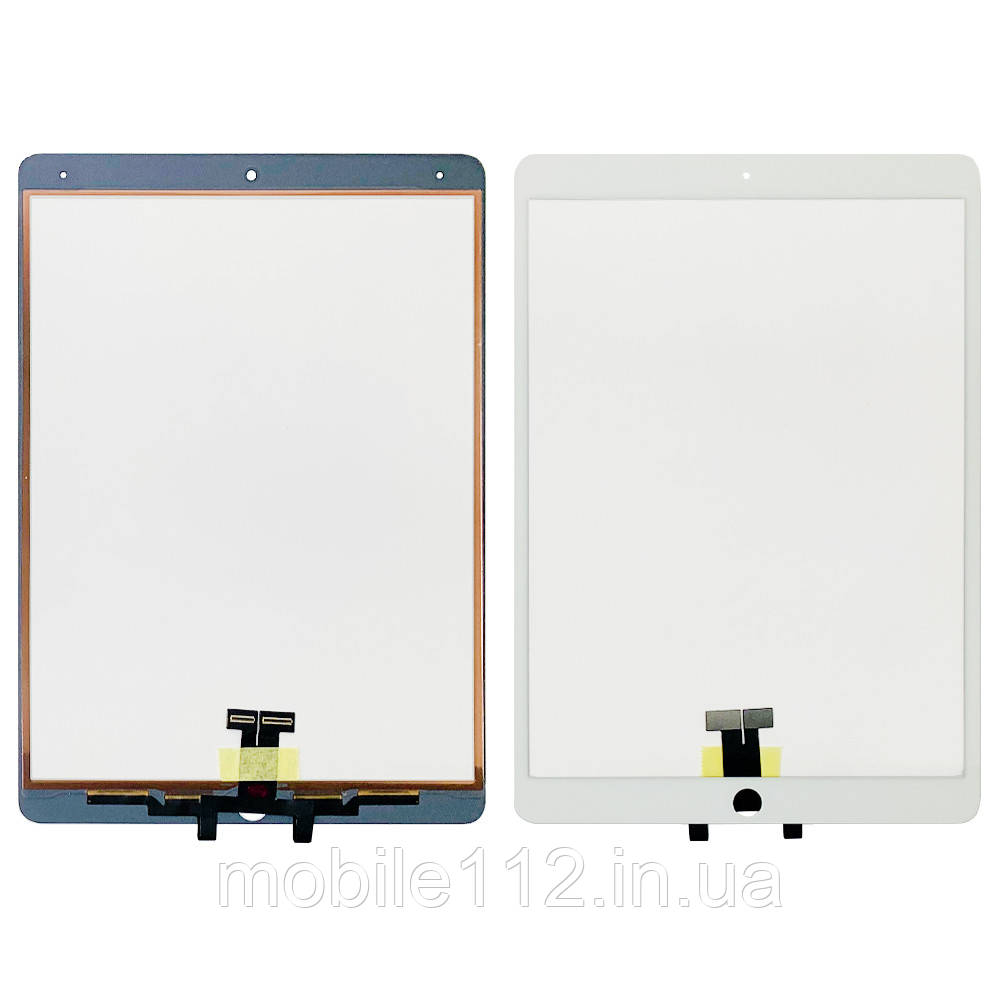 Сенсор (тачскрін) Apple iPad Air 3 2019 A2152, iPad Pro 10.5" 2017 A1701 A1709 A1852 білий OCA Pro з плівкою