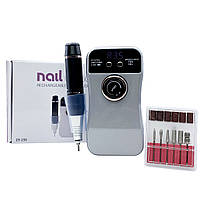 Фрезер для маникюра на аккумуляторе Nail Master ZS-230 35000 об/мин портативный фрезер для маникюра