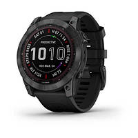 Смарт-годинник Garmin Fenix 7X Sapphire Solar Carbon Gray DLC Titanium with Black Band (010-02541-10/11)