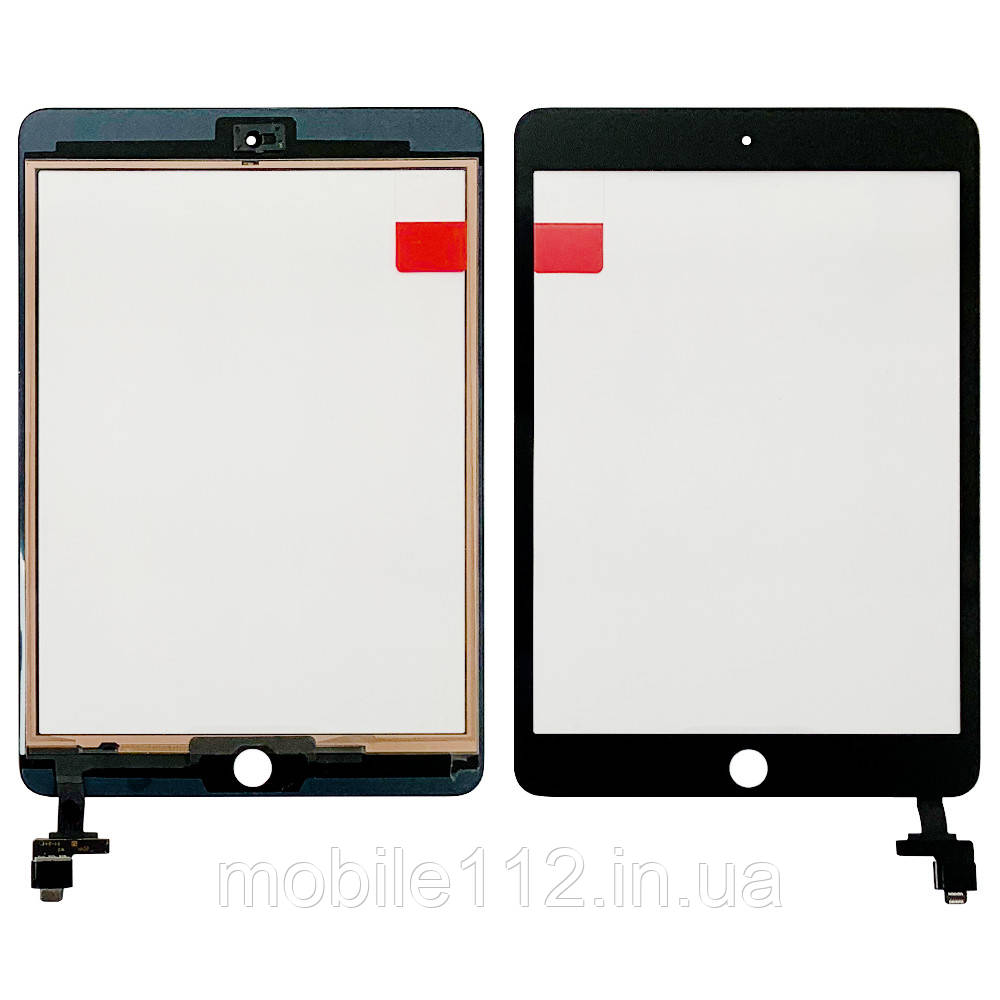 Сенсор (тачскрін) Apple iPad Mini 3 A1599 A1600 чорний OCA Pro