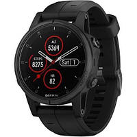 Спортивний годинник Garmin Fenix 5S Plus Sapphire Black with Black Band (010-01987-02/03)