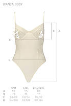 Еротичне боді Avanua Bianca Body Ecru, фото 6