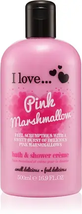 Крем - гель для ванни та душу I love... Pink Marshmallow 500мл, фото 2