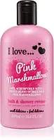 Крем - гель для ванни та душу I love... Pink Marshmallow 500мл