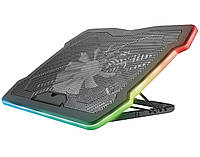 Охлаждающая подставка для ноутбука 15-17.3 дюймов Trust GXT1126 Aura RGB LED