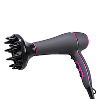 Фен компактный для волосся з дифузором VGR Hair Dryer V-402 2200W фен для женщин