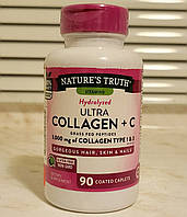 Коллаген Nature's Truth Hydrolyzed Ultra Collagen + C 90 капсул