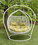 Підвісна гойдалка садова для двох Галант Kompred uk001/3 Лоза, фото 5
