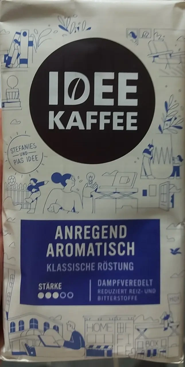 Мелена кава J. J. Darboven IDEE KAFFEE Anregend Aromatisch 500 гр