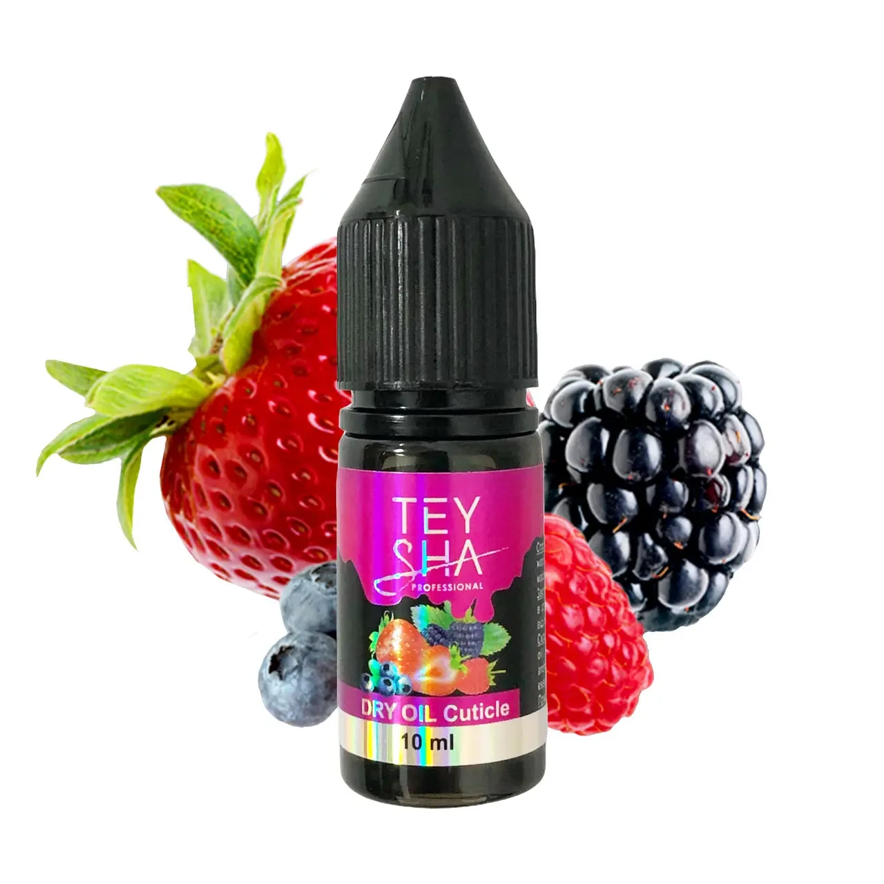 TeySha Сухе масло для кутикули, Лісова ягода, 10 мл