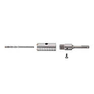 Комплект: свердло корончасте для бетону 32 мм+Перехідник SDS Plus 100 мм INTERTOOL SD-7032, фото 5