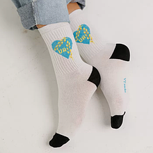 Шкарпетки патріотичні "UA сердечко " (жін)