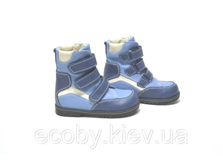 Ортопедичні черевики демісезонні для хлопчика Ecoby 210B р. 25 - 16,5см, фото 1