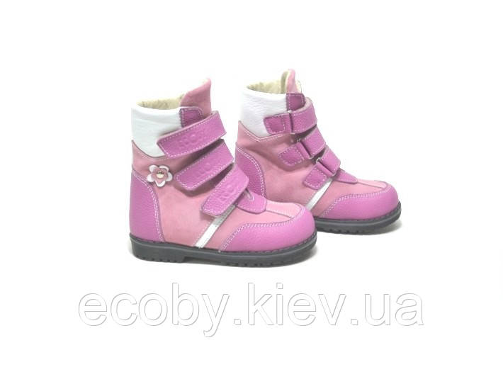 Демісезонні ортопедичні черевики для дівчинки Ecoby 211LP р. 24 - 16 см