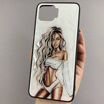 Чохол для Oppo A73 Ladies з 3д ефектом із принтом дівчини чохол на телефон оппо а73 білий, фото 1