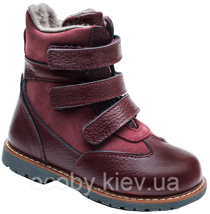 Зимові ортопедичні черевики для дівчаток 4rest-orto 06-760 р. 31 - 36 бордові