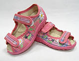 Ошатні текстильні туфлі , балетки, мокасини,тапочки для дівчинки тм"Валді" , розмір 23, фото 4
