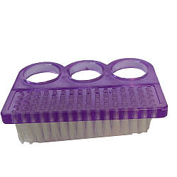 Щітка для видалення пилу з нігтів, Фіолетова