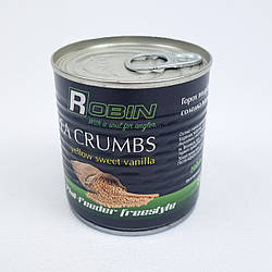 Прикормка для риби горох подрібнений Robin 200мл (Сладкая ваниль) прикормка для риболовлі горох