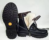 Підліткові дитячі зимові черевики для хлопчика з натуральної шкіри, розміри 32 - 41., фото 3