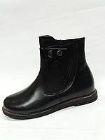 Демісезонні шкіряні черевики для дівчинки тм "Каприз",розміри 31, 32.