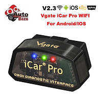 Автомобільний діагностичний сканер VGATE ICAR PRO WIFI elm327 V2.3 OBD2 Iphone iOs/Android