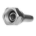 Фітинг (ніпель) Ду.10 DKR (3/8"-19 BSP) натискна гайка, прямий 3/8" різьба (ущільнення конус)