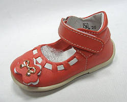 Дитячі літні шкіряні туфлі для дівчинки тм Берегиня. розміри 20, 21,22,25. 20 р) (13.0 см)