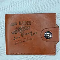 Кошелек Мужской DAIGIST DAIQISI Leat Strauss & Co LEAD | Стильный Бумажник