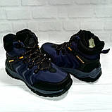Зимові дитячі черевики, термочеревики для хлопчика тм Jong-Golf, розміри 32 - 41, сині., фото 4