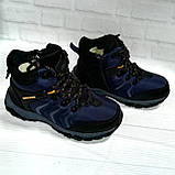 Зимові дитячі черевики, термочеревики для хлопчика тм Jong-Golf, розміри 32 - 41, сині., фото 5