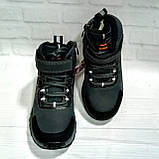 Зимові дитячі черевики, термочеревики для хлопчика тм Jong-Golf, розміри 32- 37, сірі., фото 4