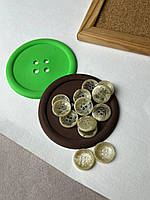 Ґудзик Колорит, крем 20 мм