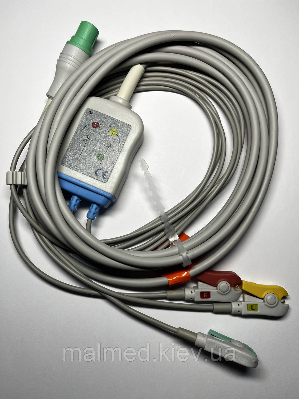 ЕКГ кабель на 3 відведень зажим до Draeger SC5000, SC6000, SC7000, SC8000, SC9000, Drager Vista, Siemens