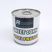 Сахарная кукуруза для рыбалки Sweet Corn Robin Тути-Фрути 200мл ж/б насадка на карпа