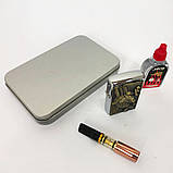 Стильна запальничка в подарунок N8, Сувенір запальничка, Незвичайна запальничка Бензинова JW-13, фото 7