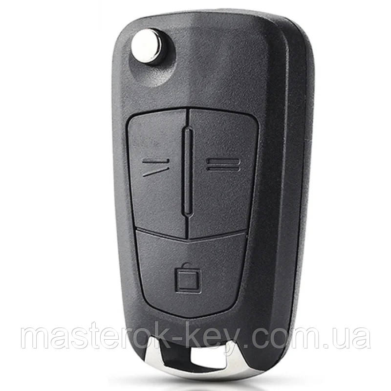 Корпус ключа викидного OPEL Astra H Corsa Vectra 3 кнопки з лезом HU100A