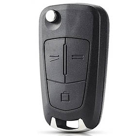 Корпус ключа викидного OPEL Astra H Corsa Vectra 3 кнопки з лезом HU100A