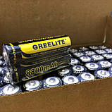 Акумулятор (1шт) 18650 Greelite 4.2V 9.6Wh Li-ion батарейка для ліхтарика BY-81, фото 9