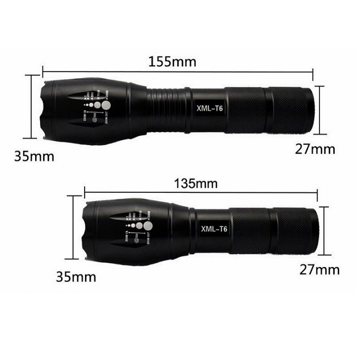 Тактичний ліхтар на акумуляторі з юсб BL-1831 T6 Police, Компактний акумуляторний ліхтар YT-83, фото 1