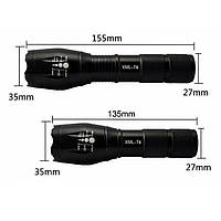 Тактичні ліхтарі з зумом, Потужний акумуляторний світлодіодний ліхтар, Ручний ліхтар cob EL-30