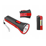 LED ліхтар переносний акумуляторний ліхтар Tiross, Потужний універсальний ліхтарик JV-33, фото 6