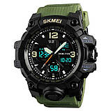 Годинник армійський оригінал SKMEI 1155BAG | Брендовий чоловічий годинник | Годинники наручні RT-856 електронні тактичні, фото 3