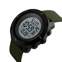 Модний чоловічий годинник SKMEI 1213AG | Наручний годинник для військових | Модний IQ-588 чоловічий годинник