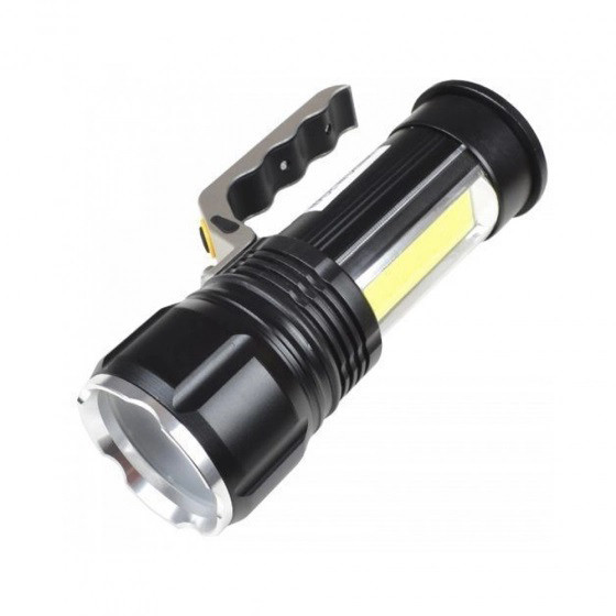 Потужний ліхтар для риболовлі, Пило-вологозахищений ліхтарик, Потужний ручний ліхтар повербанк HW-20, фото 1