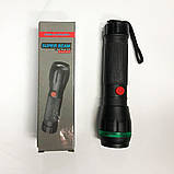 Пилозахищений ліхтар, Невеликий ручний ліхтар, Портативний LED на батареї Ліхтарик військовий IF-44, фото 8