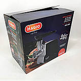 М'ясорубки для ресторанів Magio MG-268 2000 Вт, Мини мясорубки, М'ясорубки Хороша UL-589 Електрична м'ясорубка, фото 3