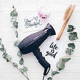 Фен для волосся з режимами MAGIO, Потужний електричний фен для сушіння волосся з потужним мотором MY-18, фото 3